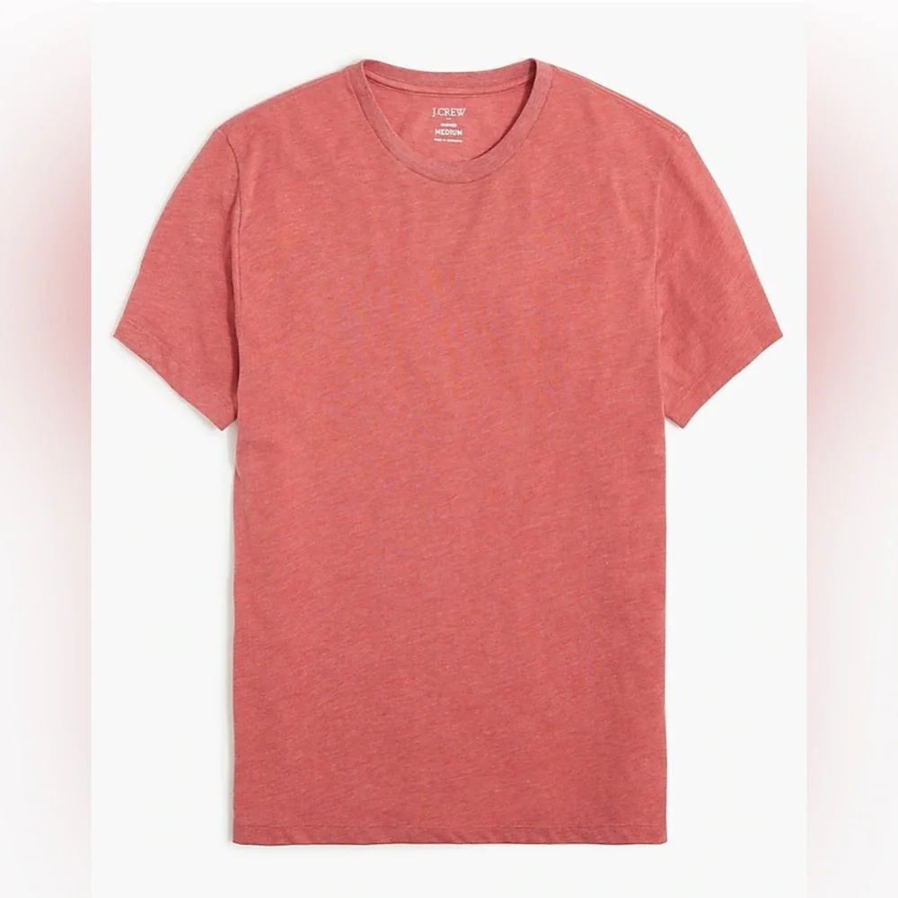 NWT J. Crew Red Washed jersey crewneck TShirt Sz Small